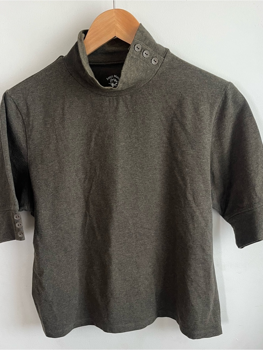 Women’s Stretch Jersey Knit Green Top L